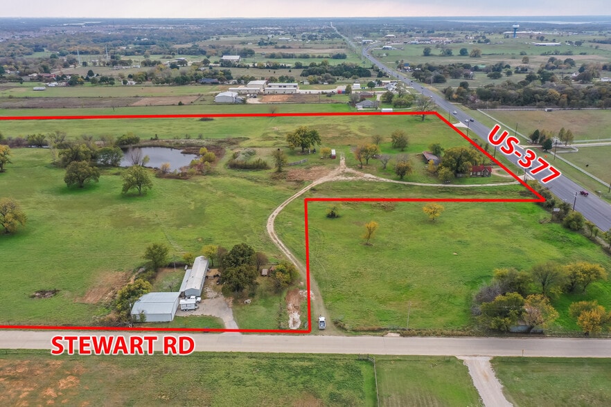 More Photos Of 4390 US-377, Aubrey Land For Sale