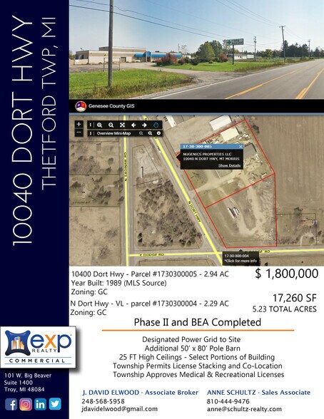 More Photos Of Thetford Dispensary, Cultivation, Processing, Clio Distribution For Sale