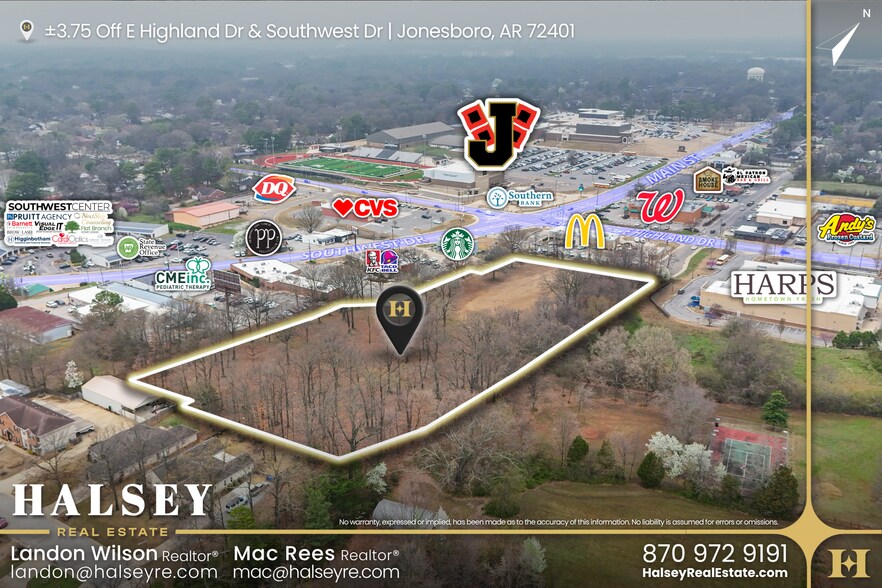 More Photos Of E Highland Dr and Southwest dr, Jonesboro Land For Sale