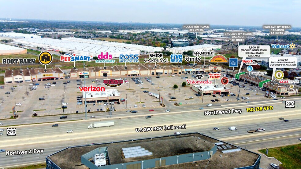 More Photos Of 13702-13858 Northwest Fwy, Houston Unknown For Lease