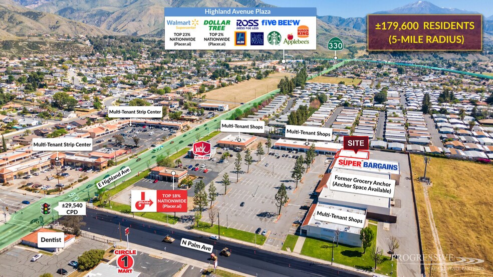 More Photos Of 3667-3669 Highland Ave, Highland General Retail For Sale