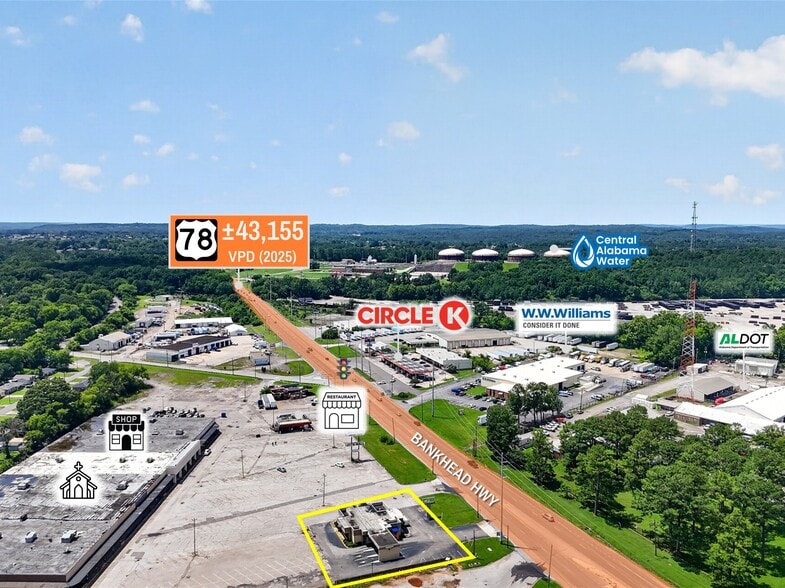 More Photos Of 1151 Bankhead Hwy W, Birmingham Bank For Sale