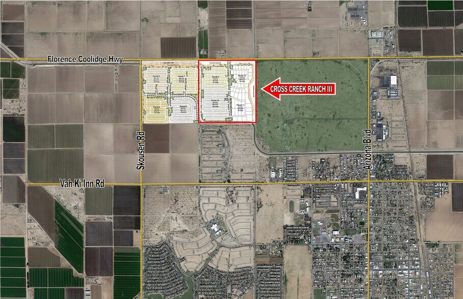 Primary Photo Of Highway 87 @ Skousen Road, Coolidge Land For Sale
