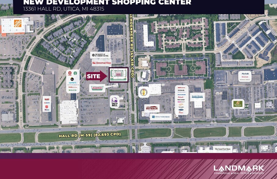 Primary Photo Of 13361 Hall Rd, Utica General Retail For Lease