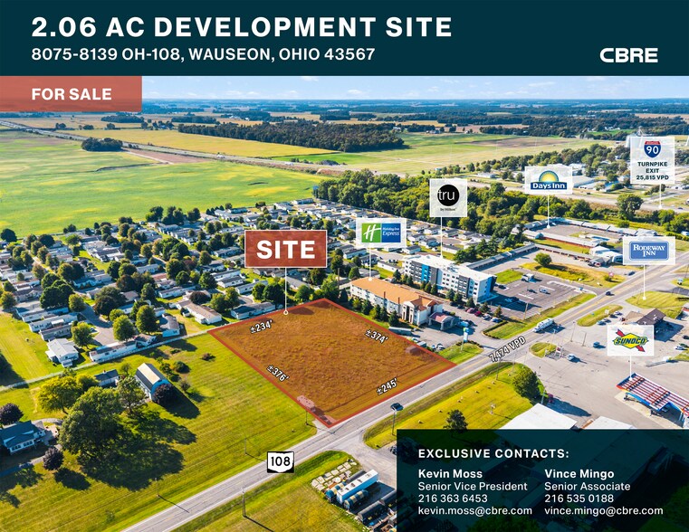 Primary Photo Of 8075-8139 OH-108, Wauseon Land For Sale