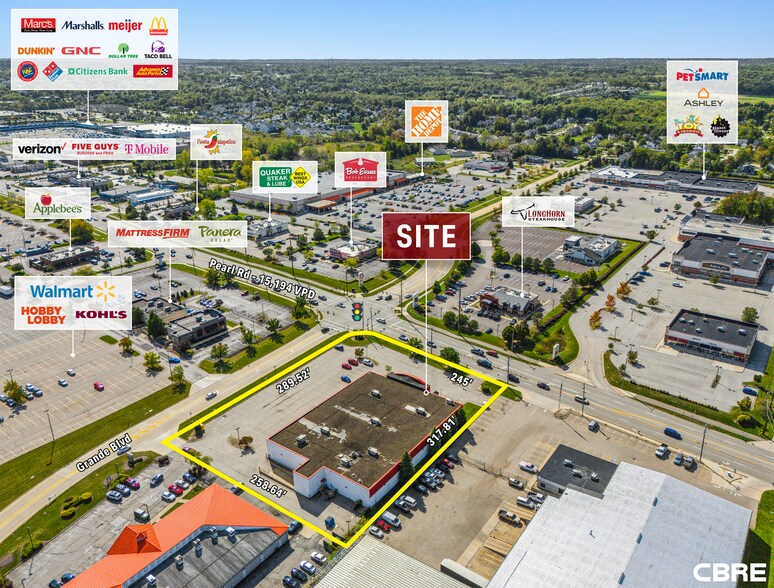 More Photos Of 4029 Pearl Rd, Medina Freestanding For Lease