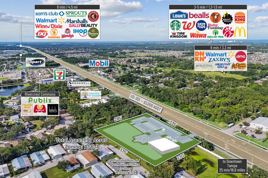 More Photos Of 11218 US 301, Riverview Land For Sale