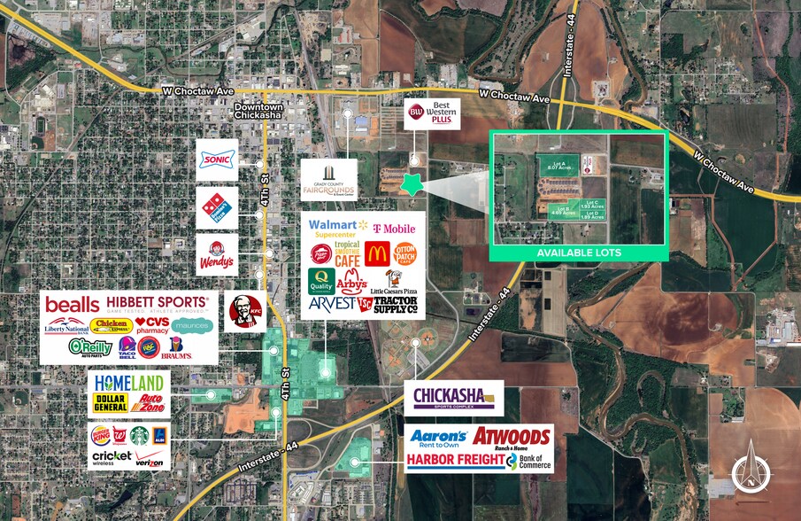 Primary Photo Of Ada Sipuel Ave & Grand Ave, Chickasha Land For Sale