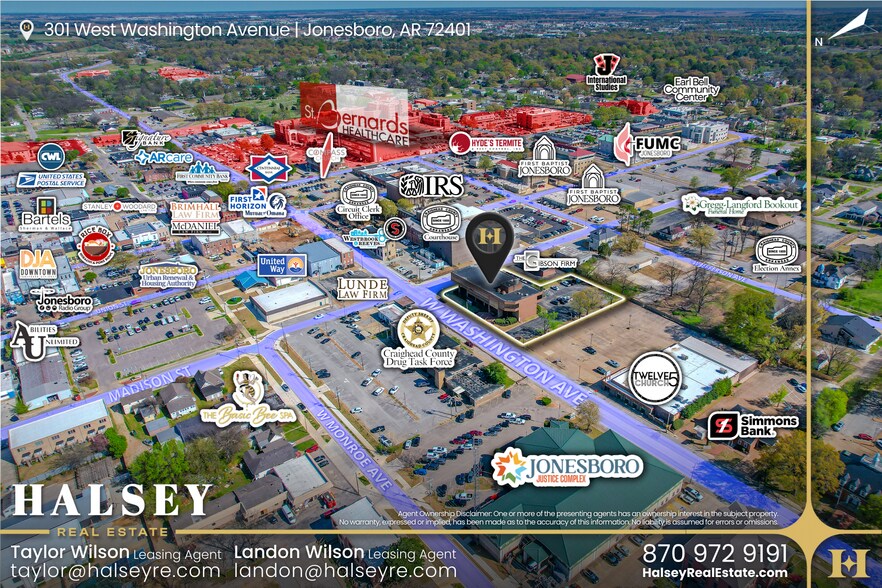 More Photos Of 301 W Washington Ave, Jonesboro Office Residential For Lease