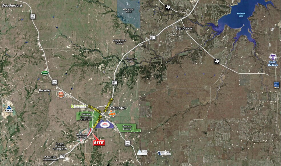 More Photos Of 8555 Old Granbury rd, Cresson Land For Sale