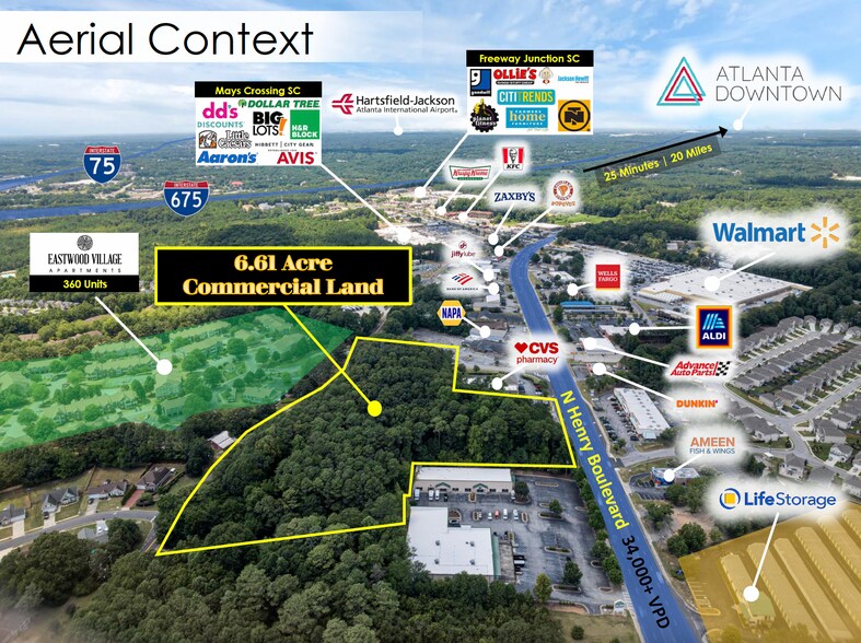 More Photos Of 5393 North Henry Blvd, Stockbridge Land For Sale