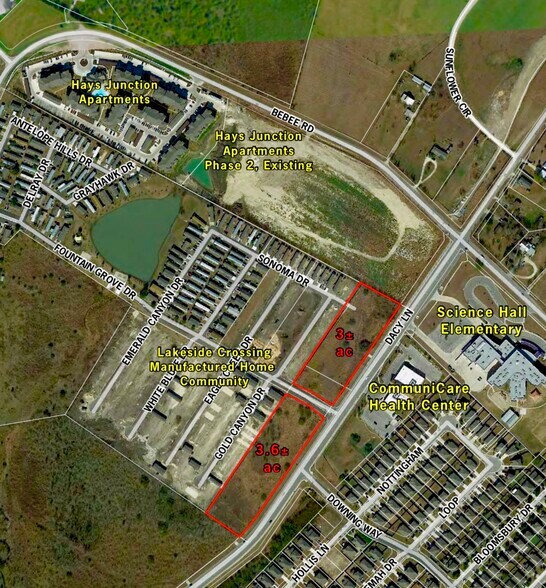 More Photos Of Dacy Lane and Bebee rd, Kyle Land For Sale