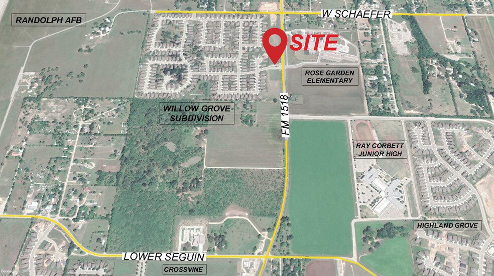 Primary Photo Of FM 1518 @ Arbor Park Lane, Schertz Land For Sale