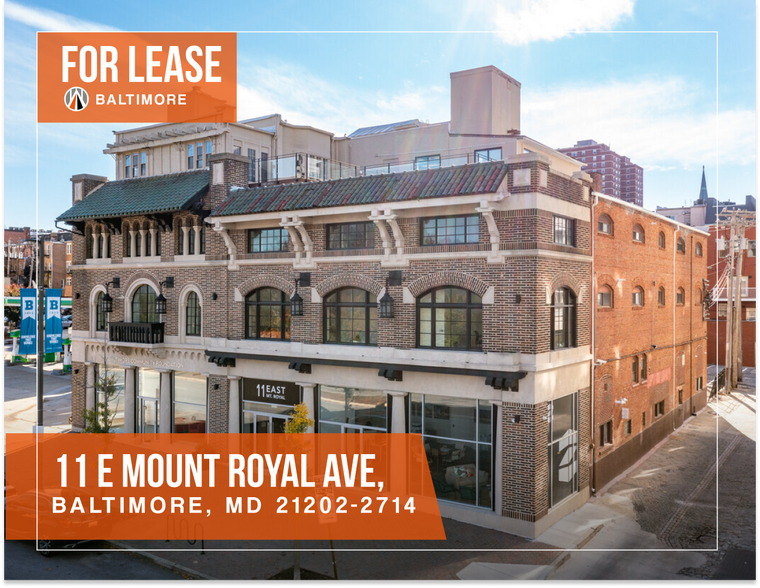 Primary Photo Of 11 E Mount Royal Ave, Baltimore Office For Lease