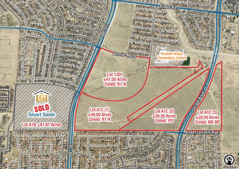Unser Blvd & Anderson Hill Ave, Albuquerque, NM 87121 Land For Sale