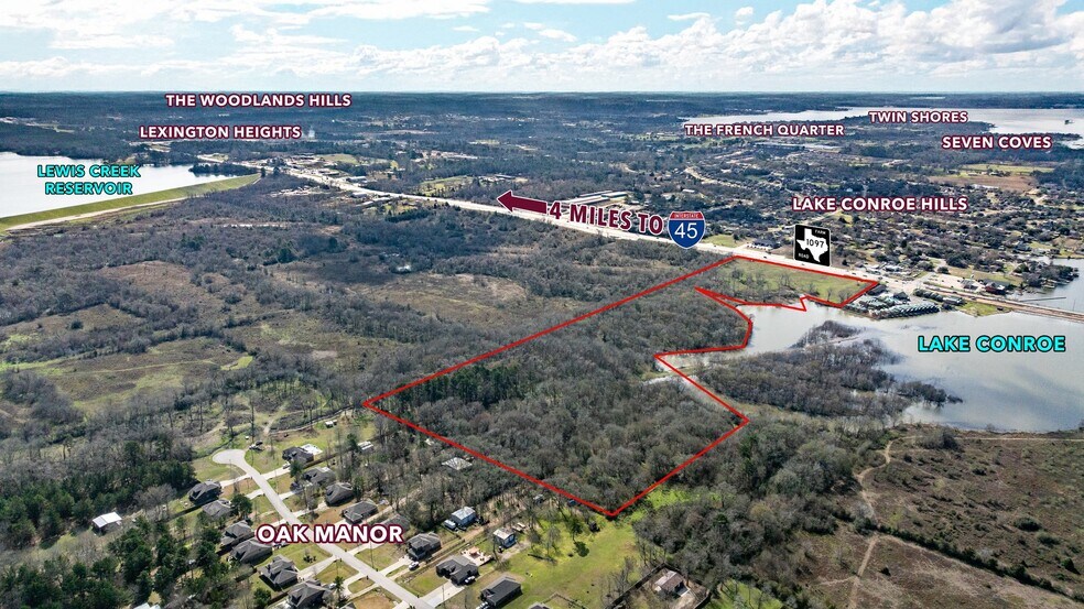 More Photos Of Lake Conroe Hills Dr & FM 1097 W, Willis Land For Sale