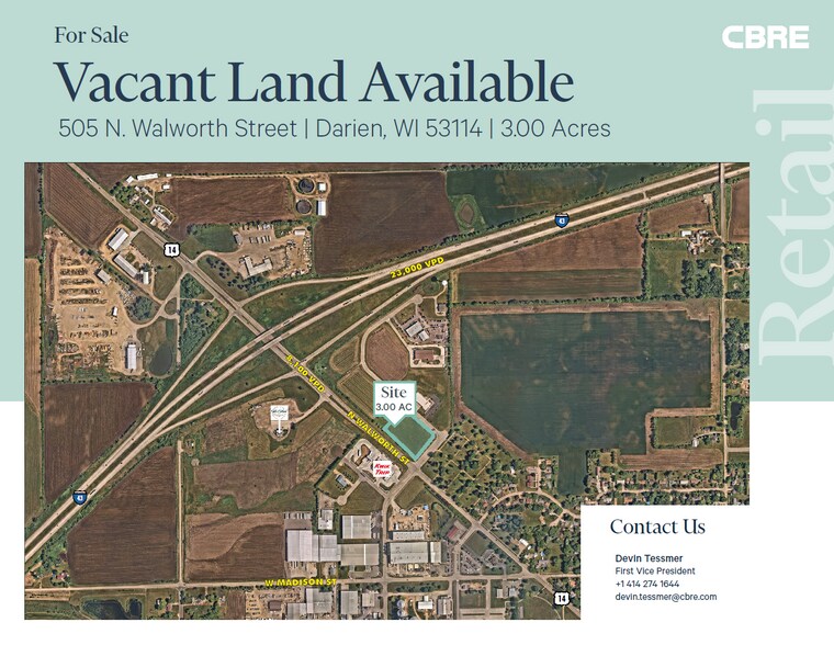 Primary Photo Of 505 Walworth st, Darien Land For Sale