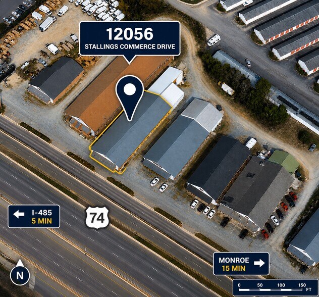 More Photos Of 12056 Stallings Commerce Dr, Matthews Showroom For Lease
