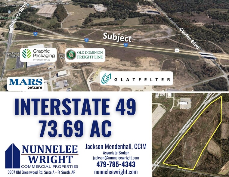 Primary Photo Of Interstate 49, Fort Smith Land For Sale