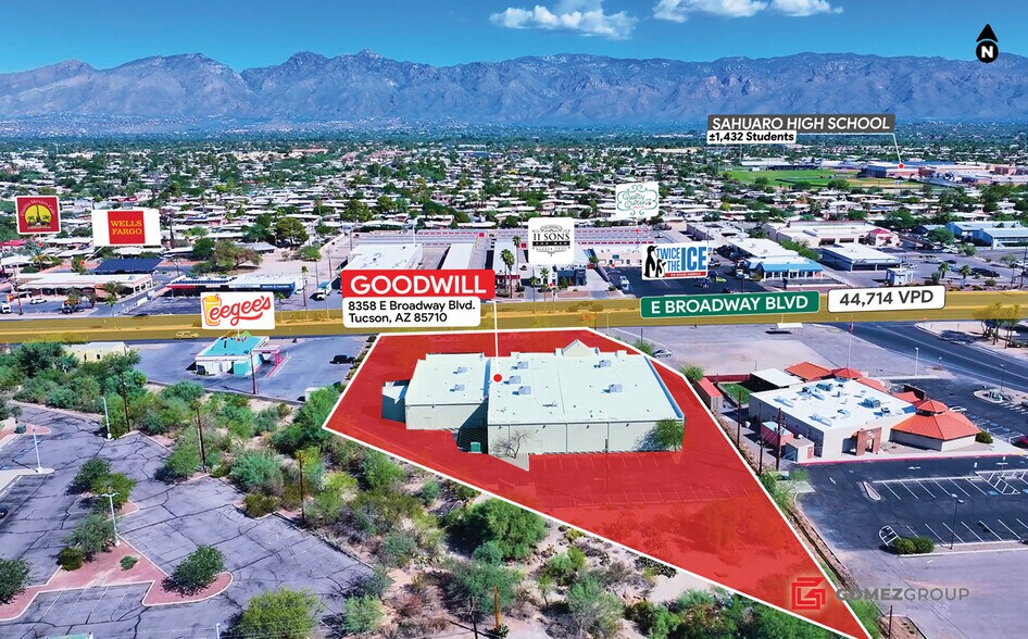 More Photos Of 8358 E Broadway Blvd, Tucson Freestanding For Sale