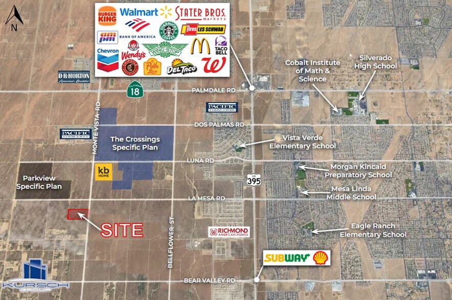 0 Monte Vista Rd. La Mesa Rd., Victorville, CA 92392 Land For Sale