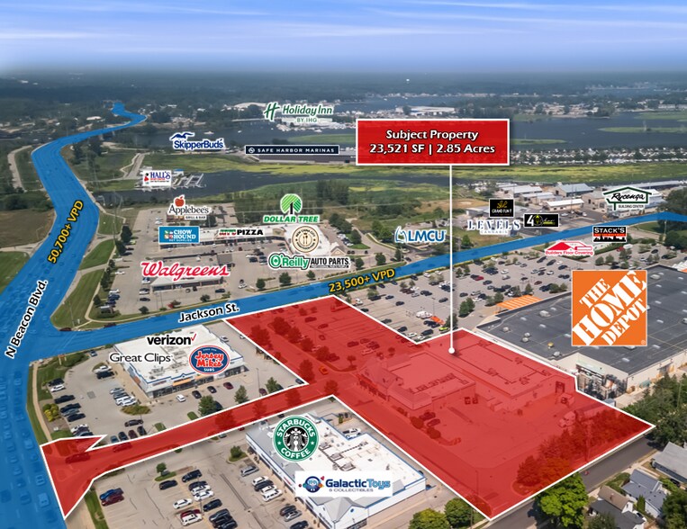 More Photos Of 810-840 Jackson Ave, Grand Haven General Retail For Sale
