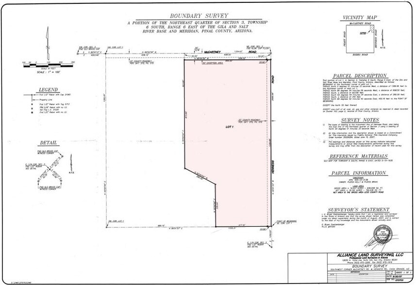 More Photos Of SWC McCartney Rd & I-10 @ Henness, Casa Grande Land For Sale