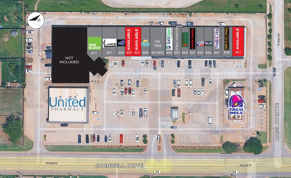 More Photos Of 917-953 Cornwell Dr, Yukon General Retail For Lease
