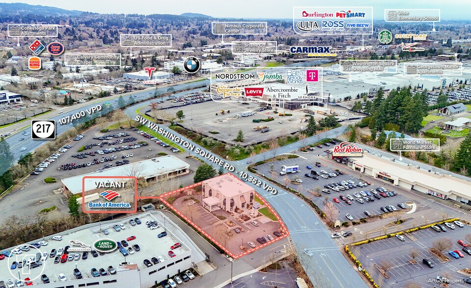 More Photos Of 10101 SW Washington Square Rd, Portland Bank For Lease