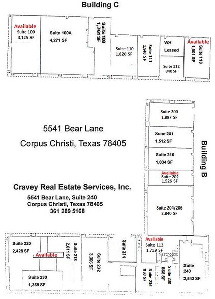 More Photos Of 5541 Bear Ln, Corpus Christi Flex For Sale