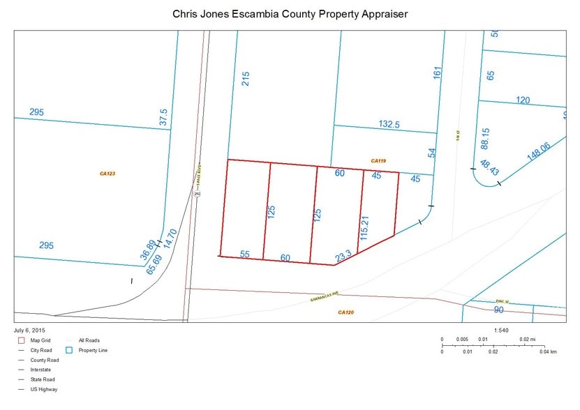 More Photos Of 2004 Barrancas Ave, Pensacola Land For Sale
