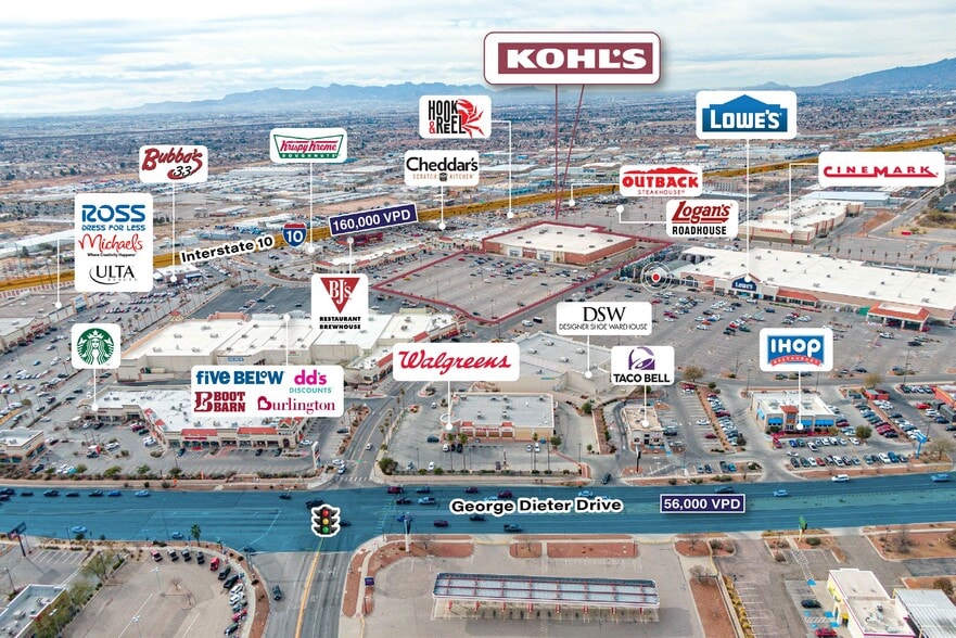 More Photos Of 1319 George Dieter Dr, El Paso General Retail For Sale