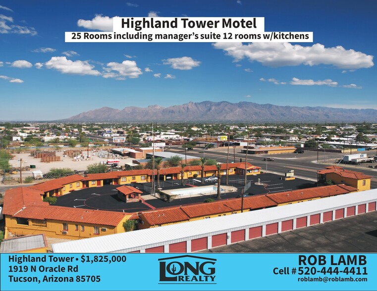 Primary Photo Of 1919 N Oracle Rd, Tucson Hotel For Sale