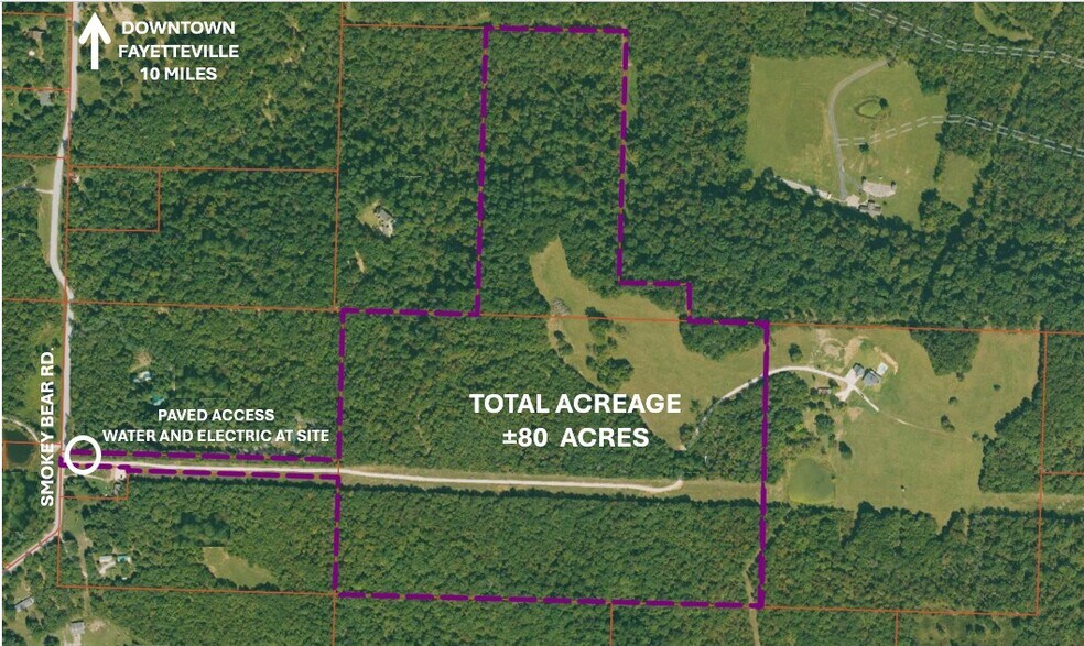Primary Photo Of S. Smokey Bear Rd, Fayetteville Land For Sale