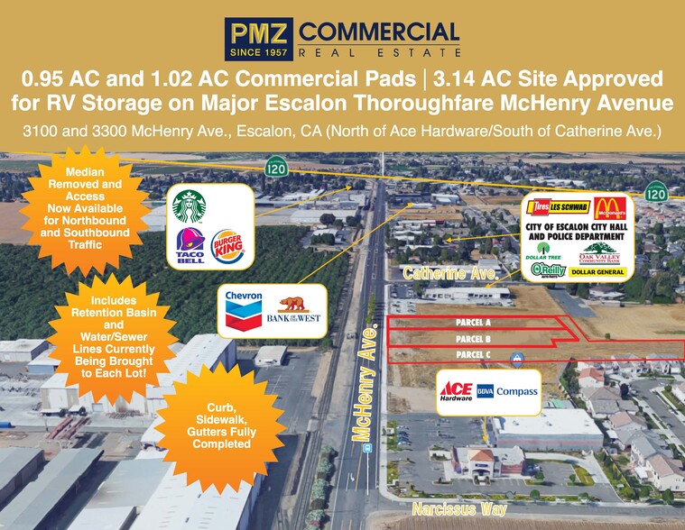 Primary Photo Of 3100 and 3200 McHenry Ave, Escalon Land For Sale