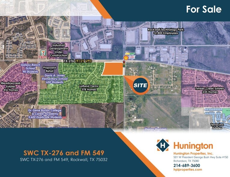 Primary Photo Of SWC TX-276 and FM 549, Rockwall Land For Sale