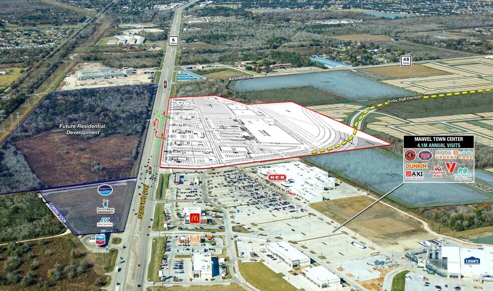 More Photos Of Highway 6 @ Kirby Dr, Manvel Land For Lease