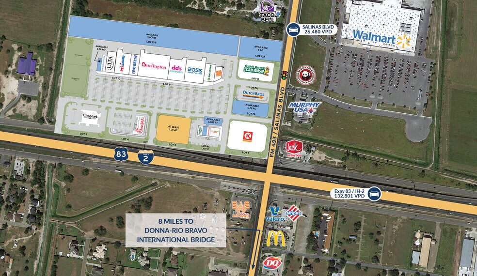 More Photos Of Expressway 83, Donna Unknown For Lease
