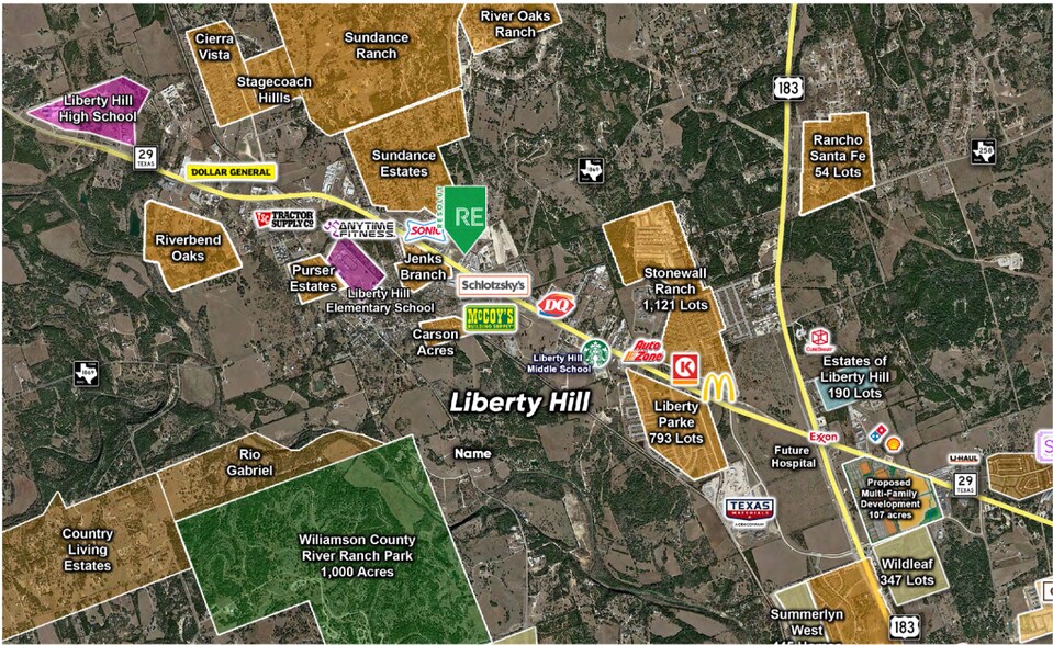 More Photos Of 13890 W State Highway 29, Liberty Hill Land For Lease