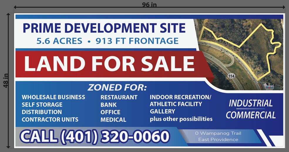 Primary Photo Of 0 WAMPANOAG Trl, East Providence Land For Sale