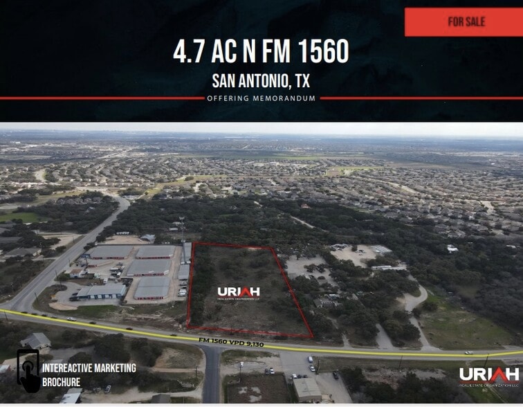 Primary Photo Of 4.7 Acres on FM 1560, San Antonio Land For Sale