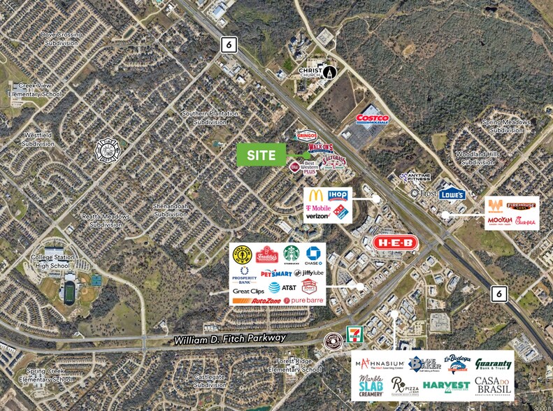 More Photos Of South Highway 6 Frontage Road, College Station General Retail For Lease