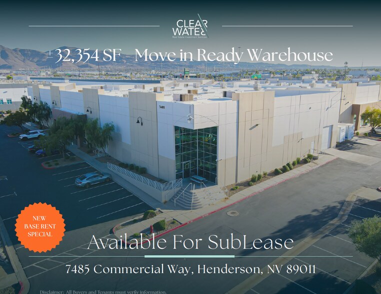 Primary Photo Of 7485 Commercial Way, Henderson Warehouse For Lease