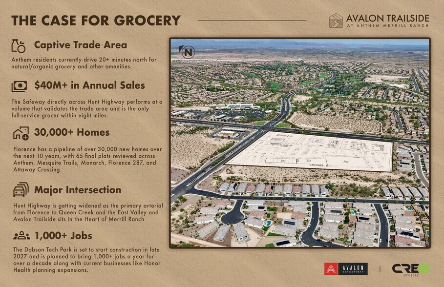 More Photos Of SWC Hunt Highway & Merrill Ranch Parkway, Florence Land For Sale