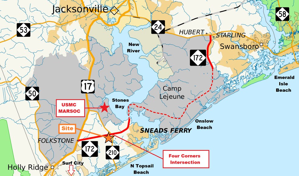 More Photos Of NC-172, Sneads Ferry Land For Sale