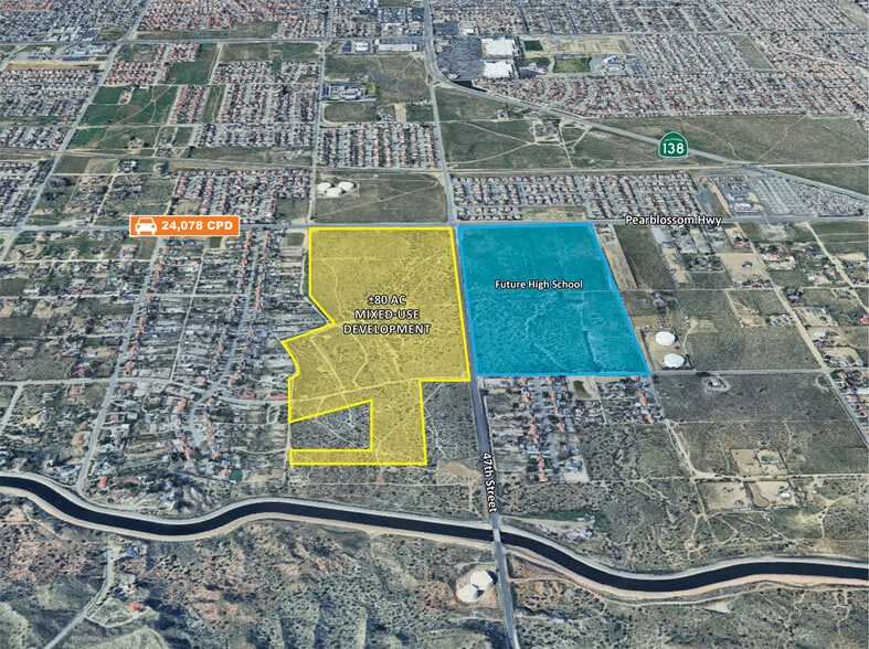 Primary Photo Of Pearblossum Hwy @ 47th E Street, Palmdale Land For Sale