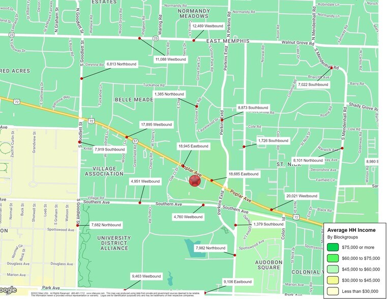 More Photos Of 4485 Poplar Ave, Memphis Bank For Lease