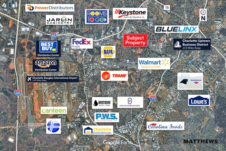 More Photos Of 1033 Berryhill Rd, Charlotte Light Manufacturing For Sale