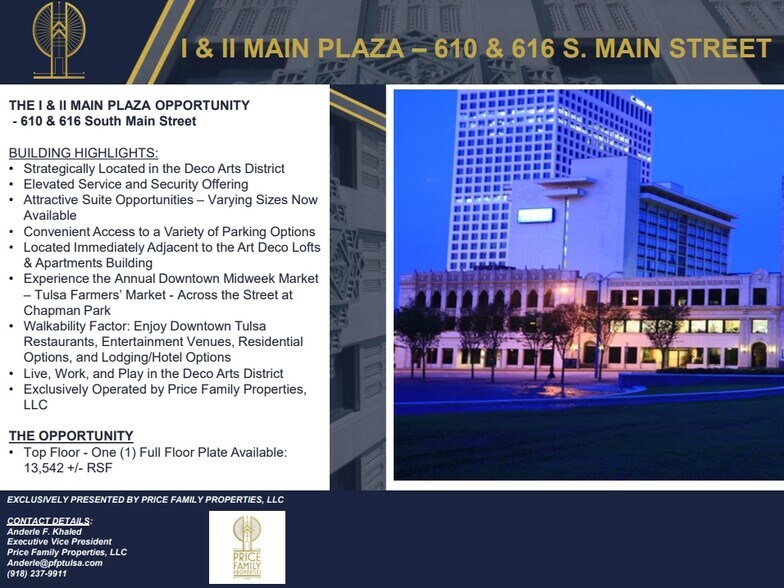 Primary Photo Of 610-616 S Main St, Tulsa Office For Lease