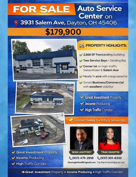 More Photos Of 3931 Salem Ave, Dayton Auto Repair For Sale